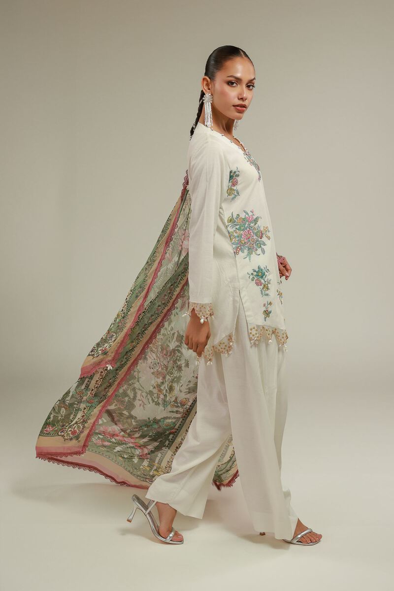 Summer Floral Dupatta
