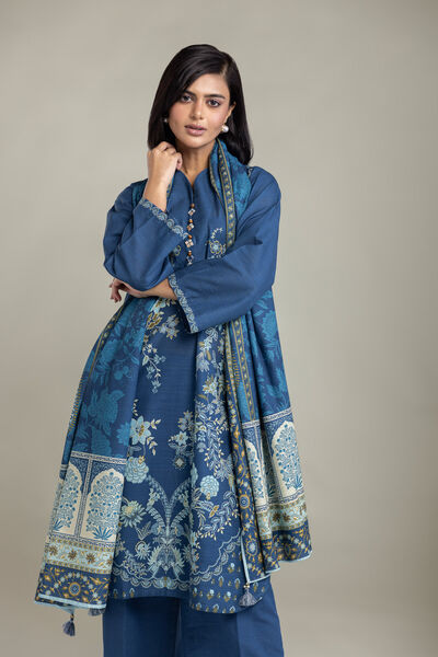 Printed Light Khaddar Tailored Khaddar 3-Piece