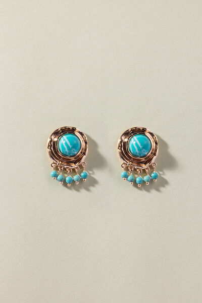 Embellished Metal Single Earrings