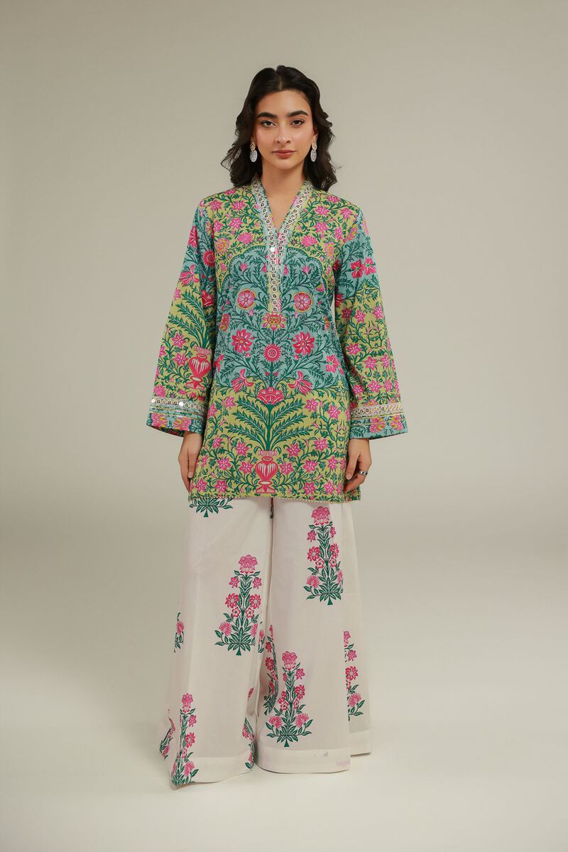 Floral Mirror Kurta