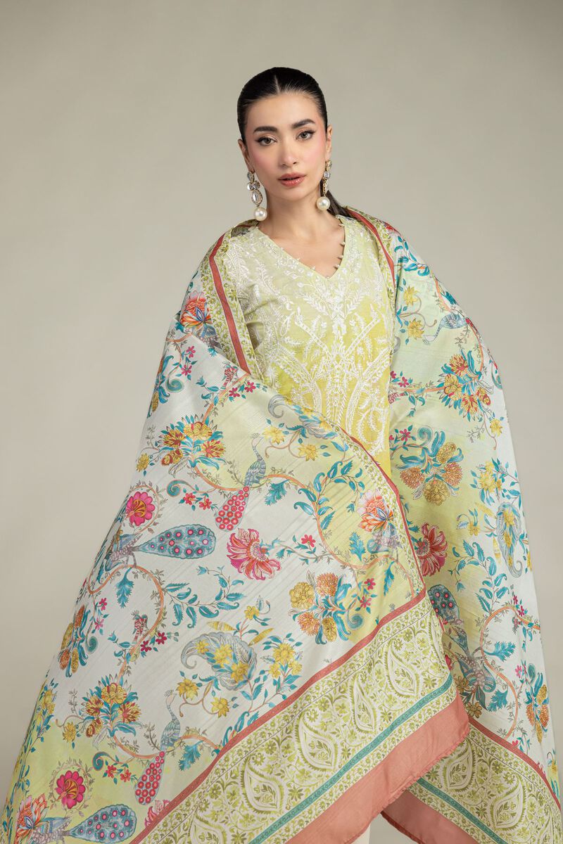 Silk Floral Dupatta