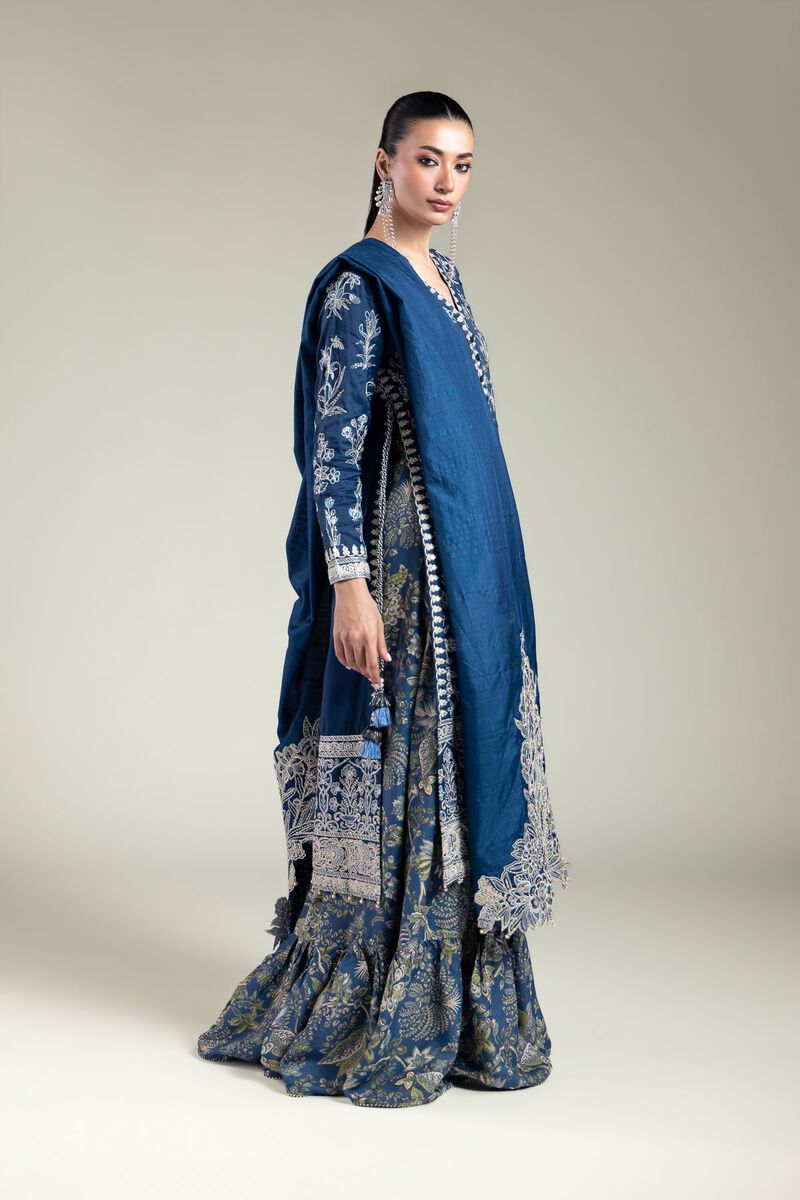 Navy Silk Set