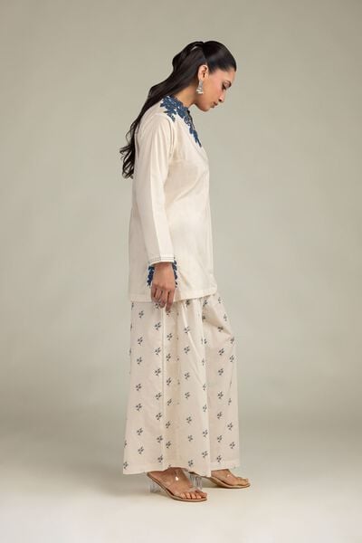 Floral Cambric Shalwar, image 1