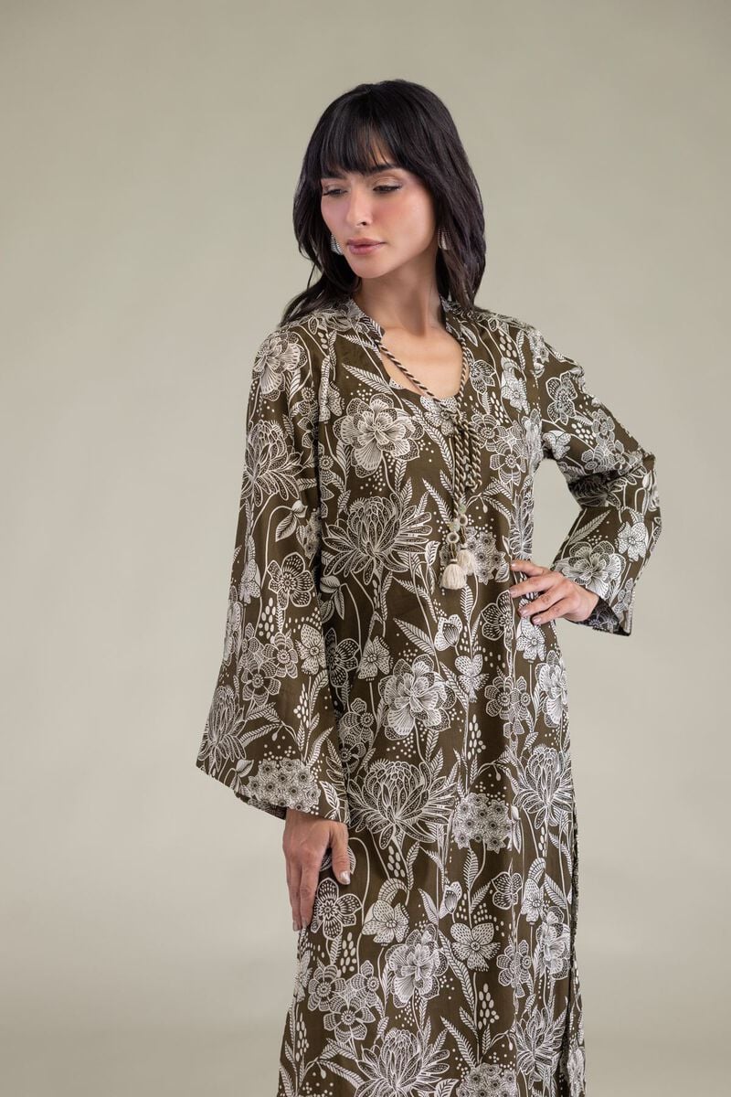 Floral Longline Kurta