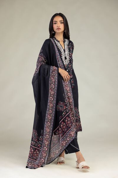 Embroidered Textured Lawn Tailored 3-Piece Lawn