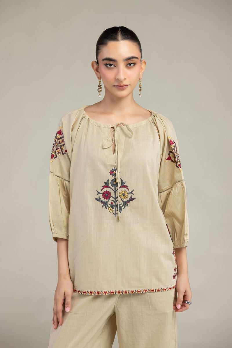 Floral Cotton Blouse