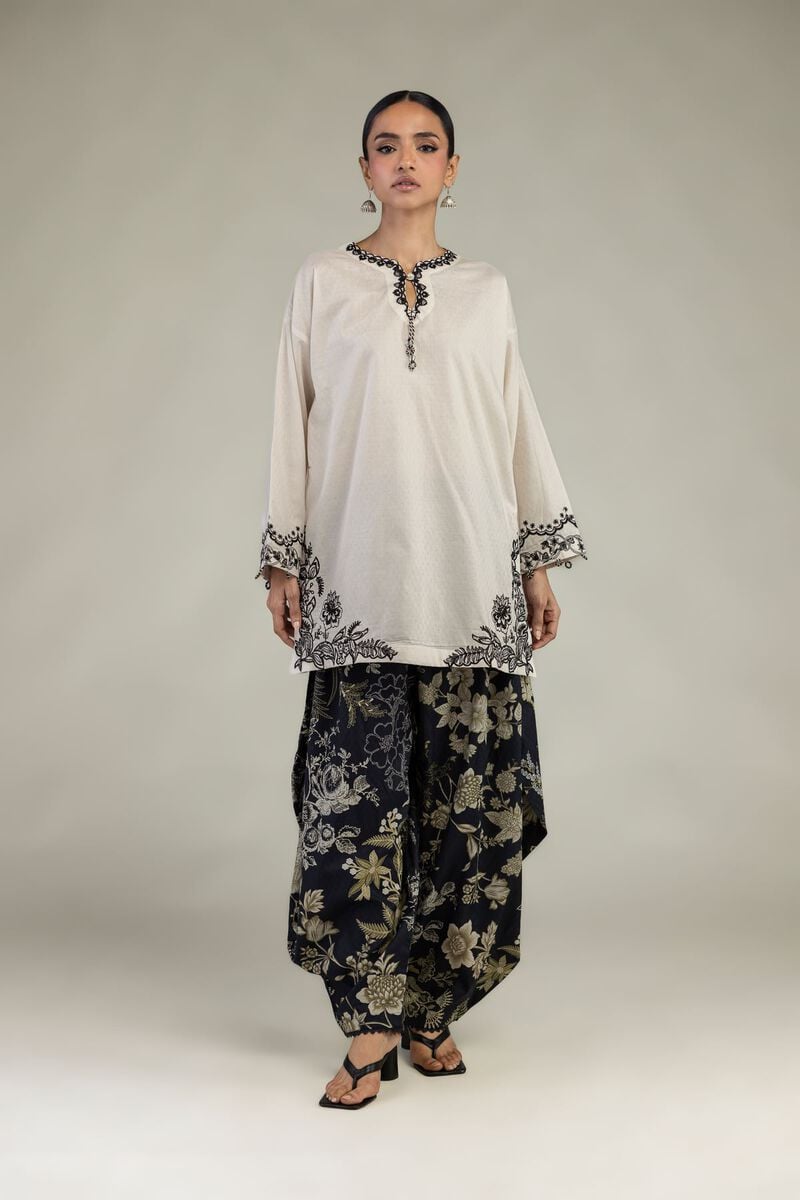 Floral Cotton Pants