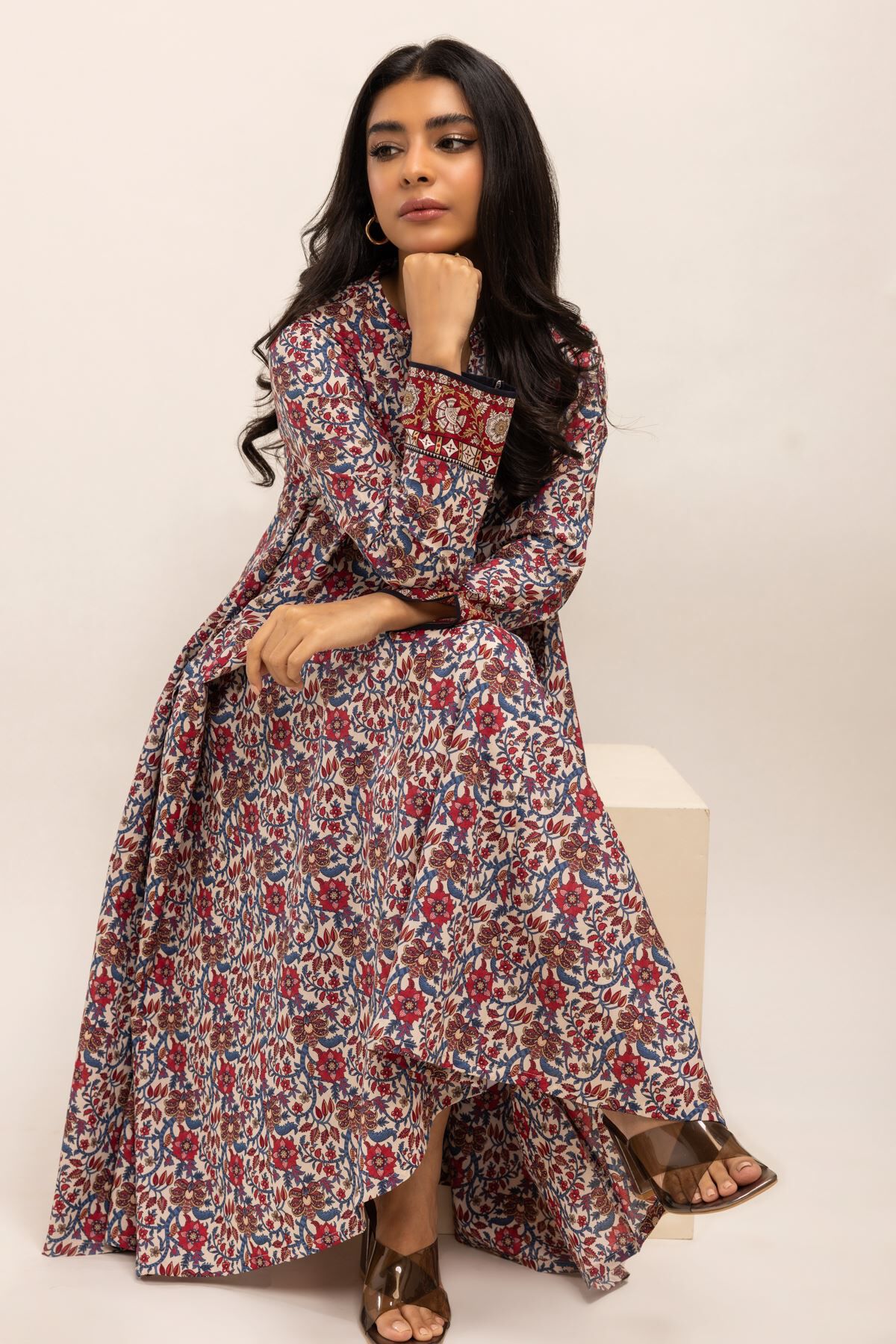 Khaadi sales frock design