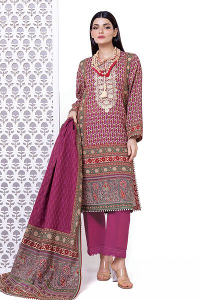 Embroidered | Light Khaddar | Fabrics 3 Piece | PKR 3,300