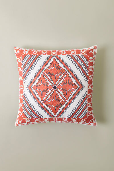 Printed Poly Sateen 16x16in Cushion Cover