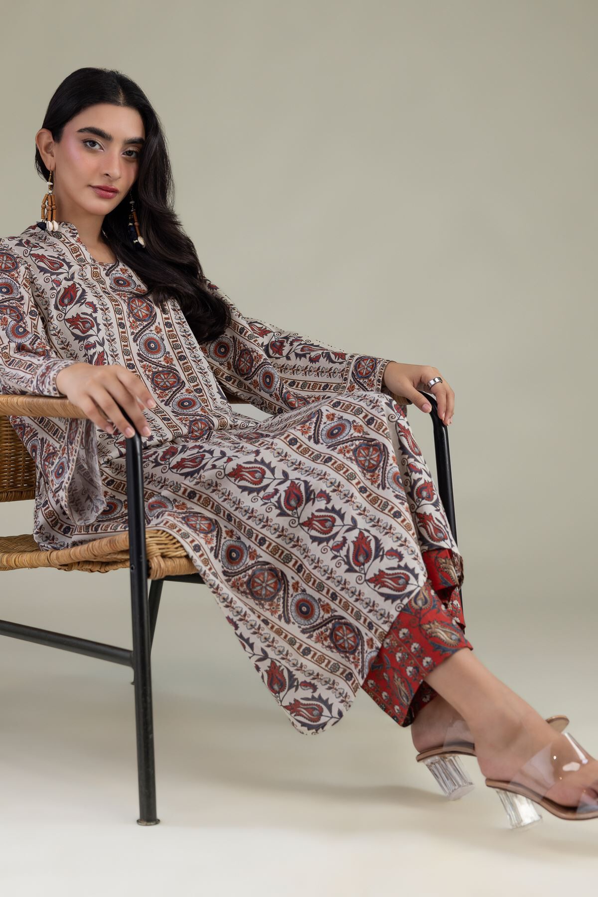 Khaadi - Long Cambric Kurta