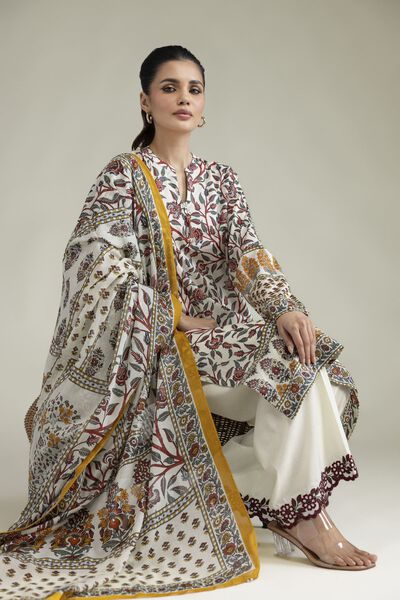 Embroidered Lawn Lawn Tailored 3-Piece