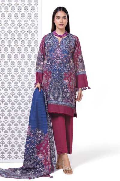 Printed | Light khaddar Messuri | Fabrics 3 Piece | PKR 3,000