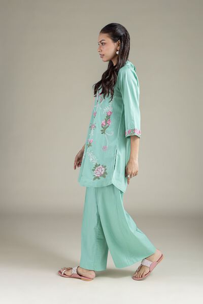Relaxed Solid Pants, image 1