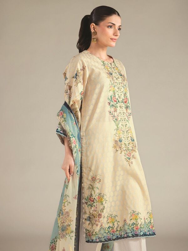 Jacquard Tailored 3-Piece
