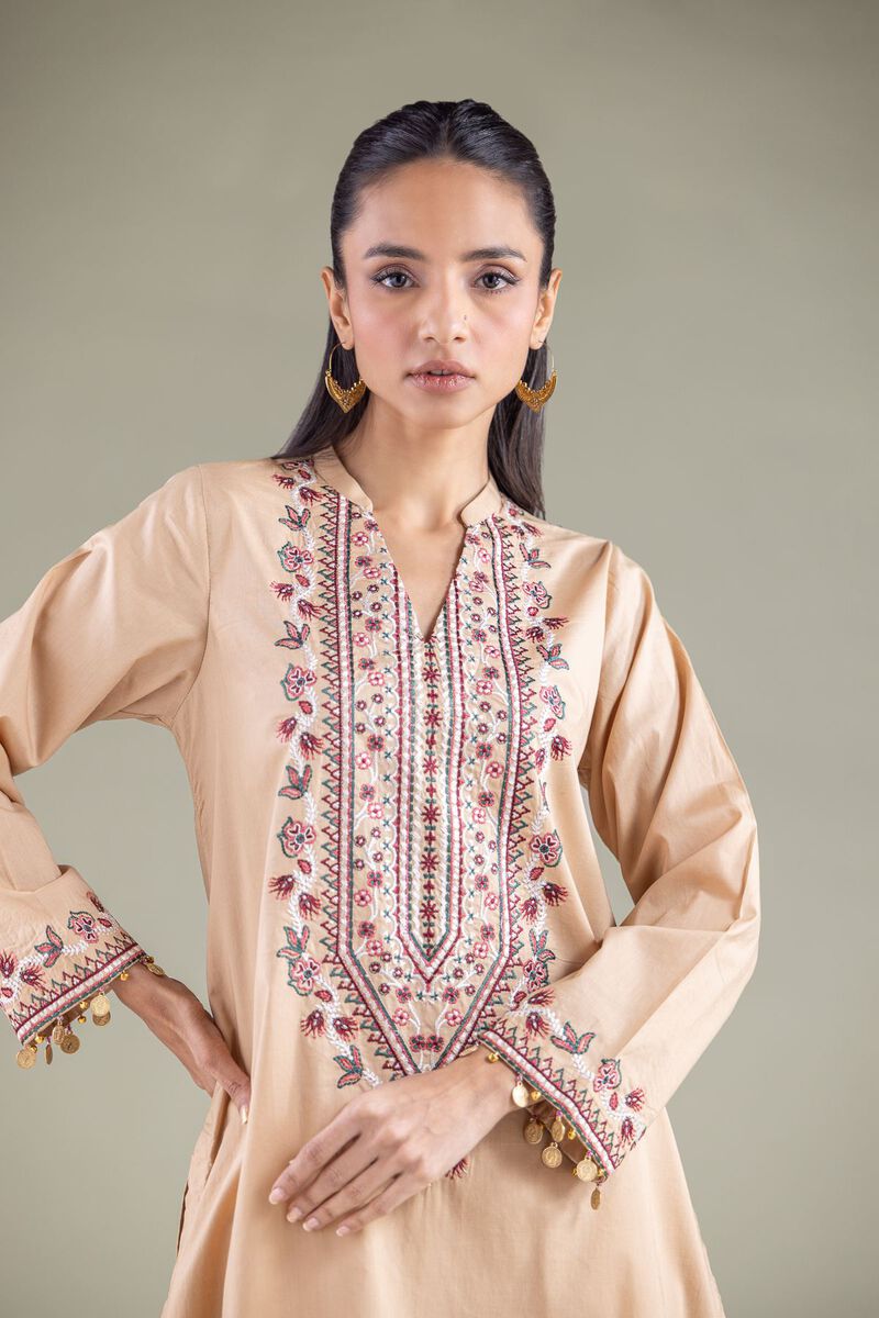 Long V-Neck Kurta