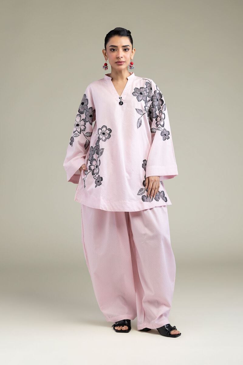 Solid Pink Shalwar view 2