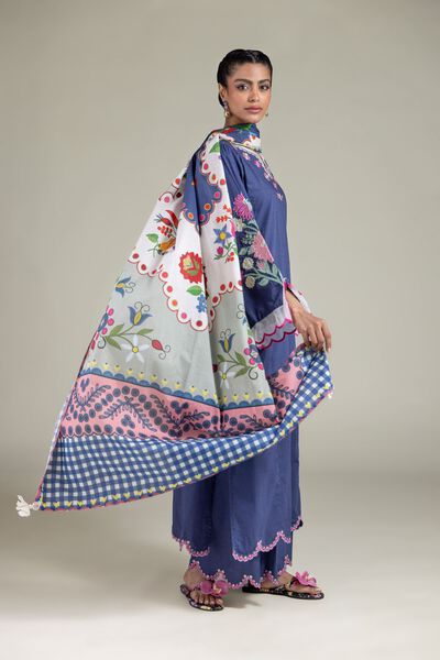 Geometric Dupatta, image 1