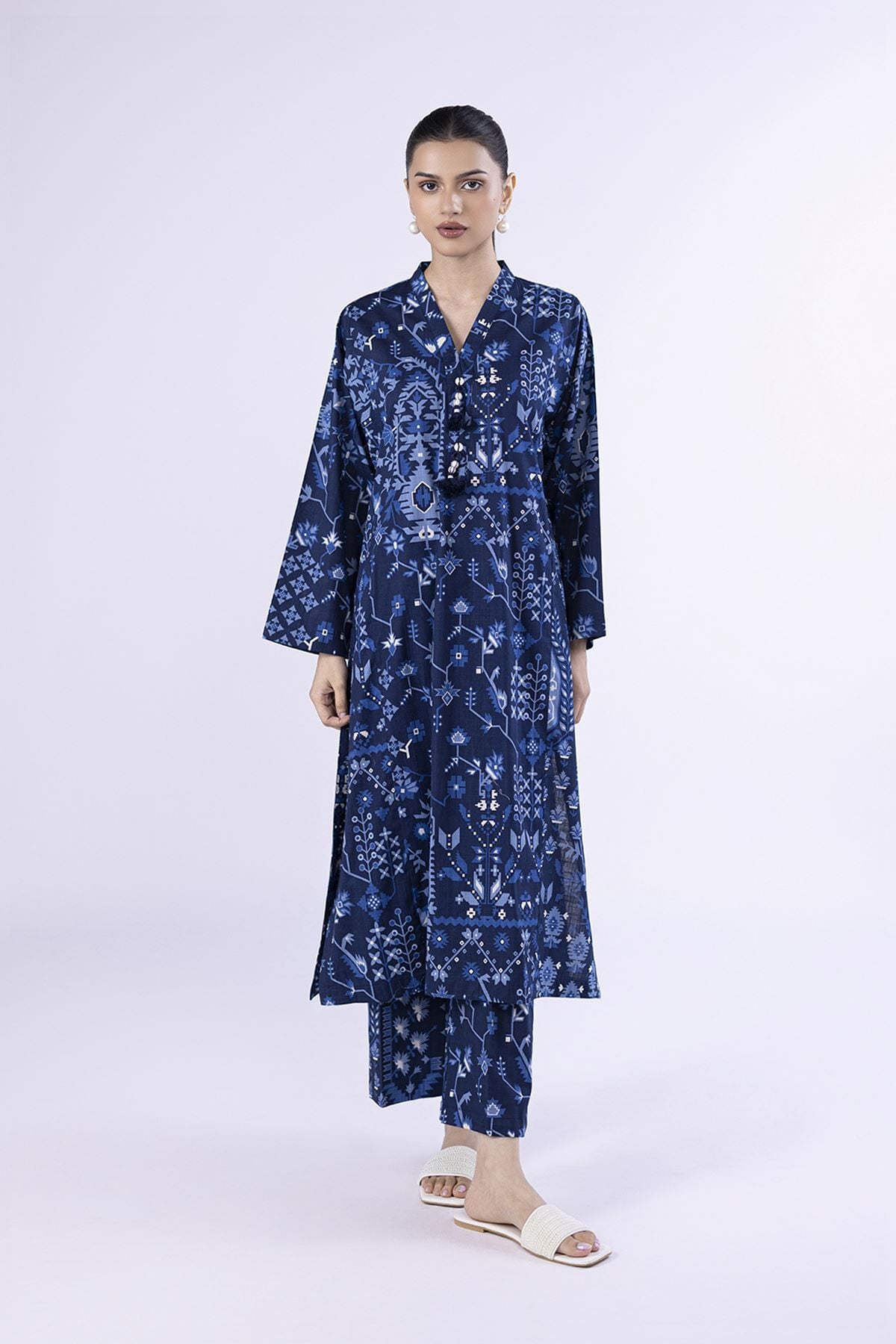 Buy Kurta | 0.0 N/A | 25-04EX20-08TA-VG_MULTI | Khaadi Pakistan