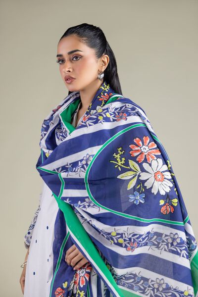 Spring Lawn Dupatta, image 1