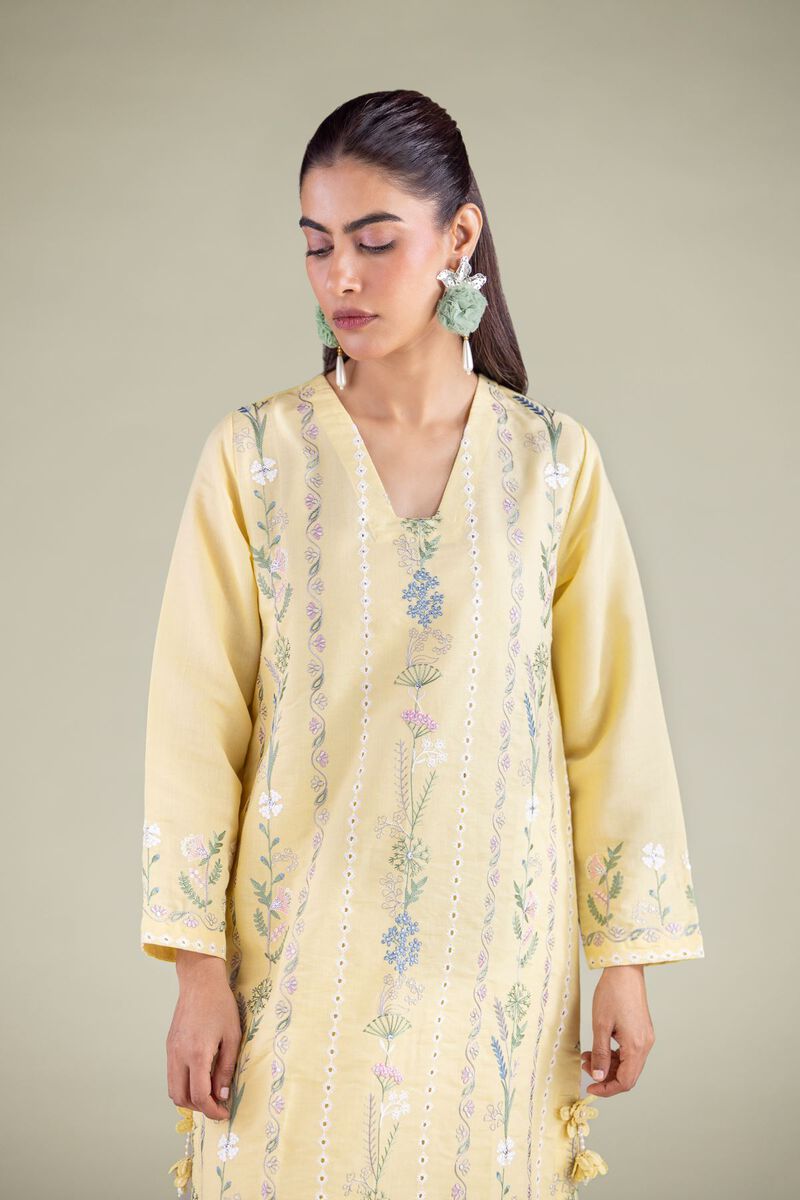 Floral Longline Kurta