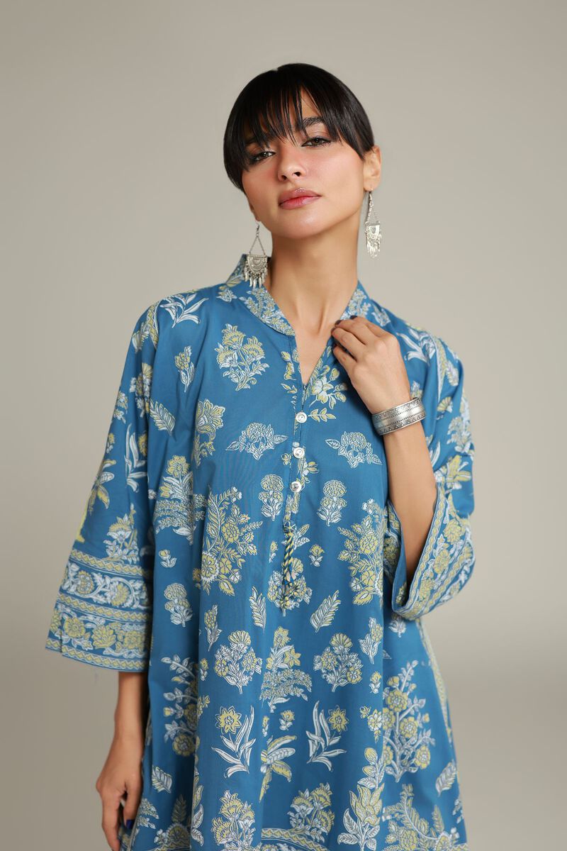 Floral Cambric Kurta