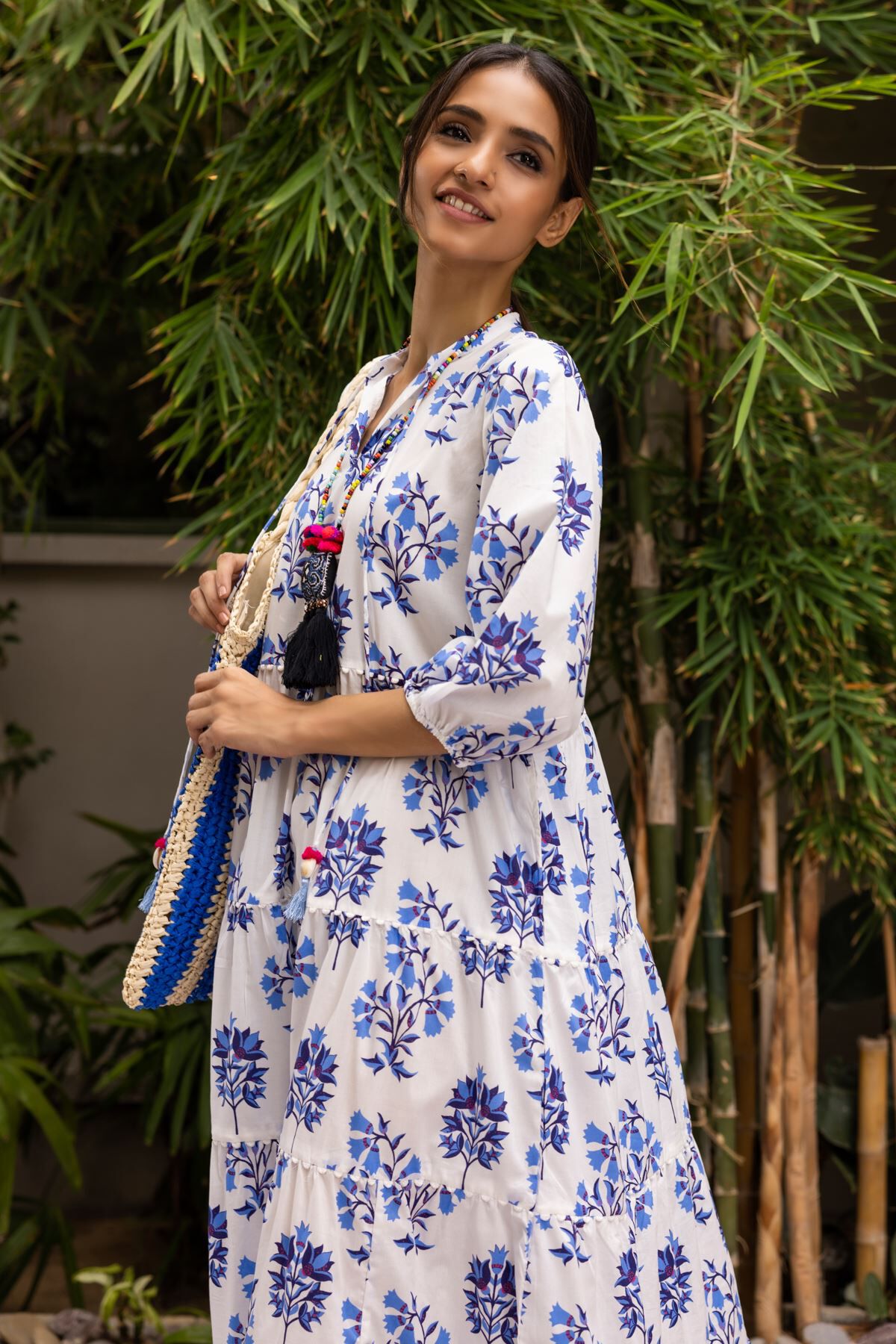 Khaadi store white dress