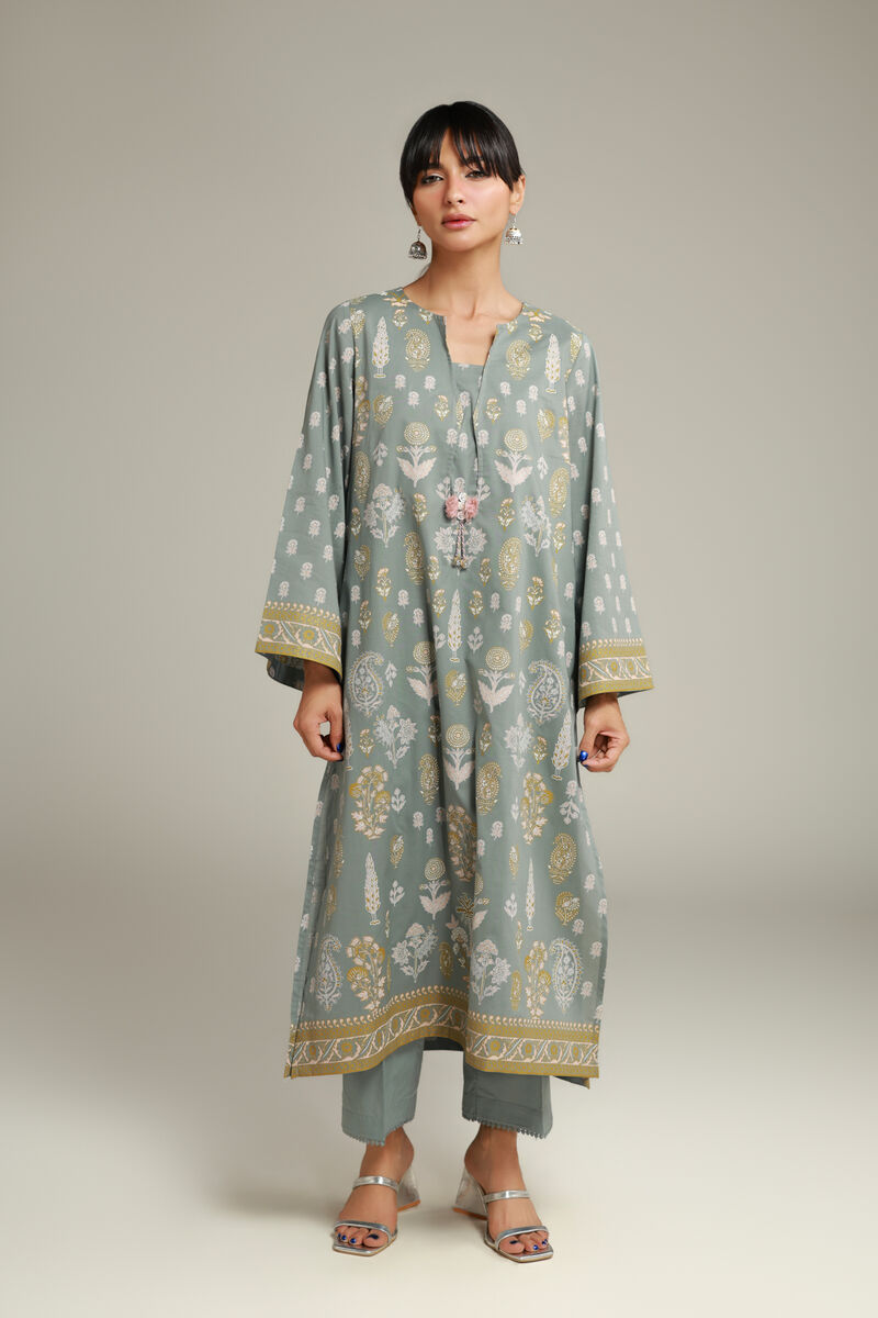Mint Cambric Kurta
