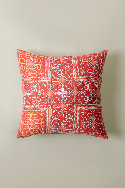 Printed Poly Sateen 16x16in Cushion Cover