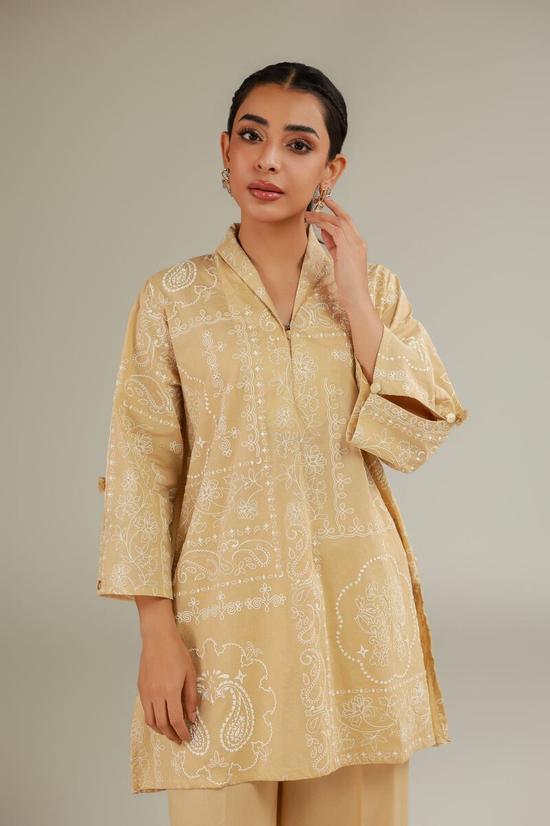 Band Collar Kurta