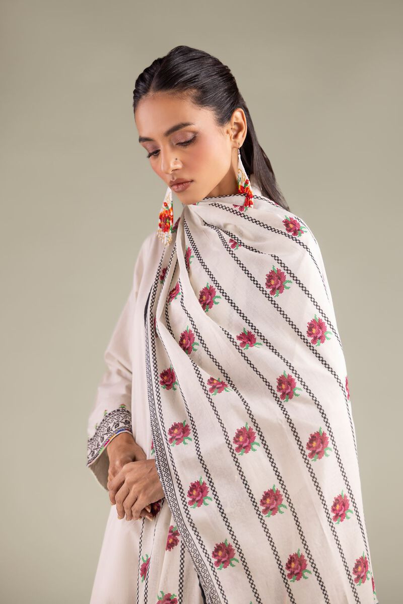 Draped Tassel Dupatta