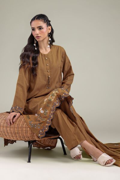 Cotton Longline Kurta, image 1