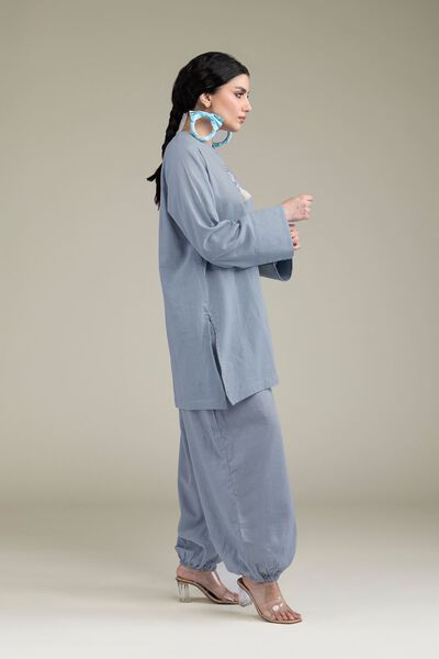 Solid Blue Pants, image 1