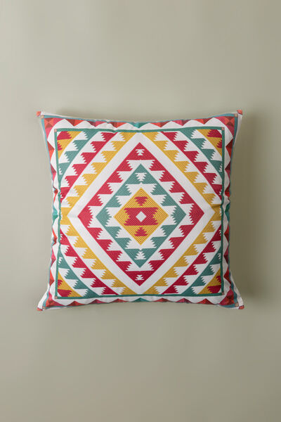 Printed Poly Sateen 16x16in Cushion Cover
