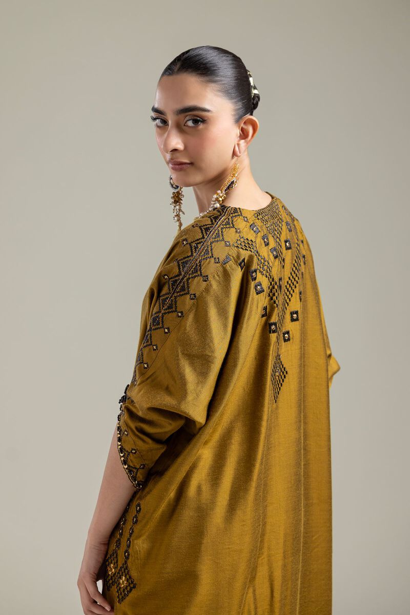Mustard Longline Kurta