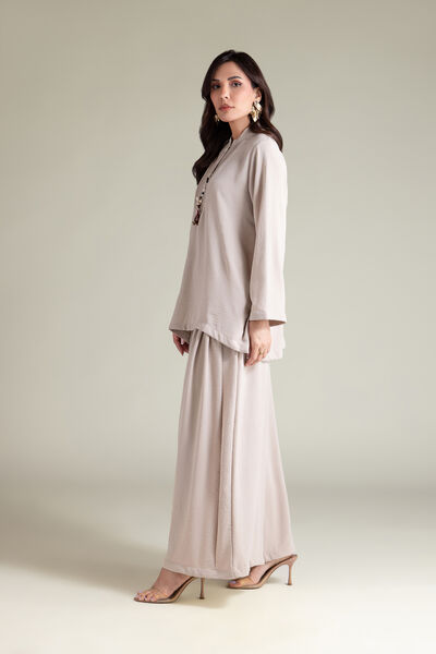 Dyed Textured Georgette Solid Georgette Shalwar