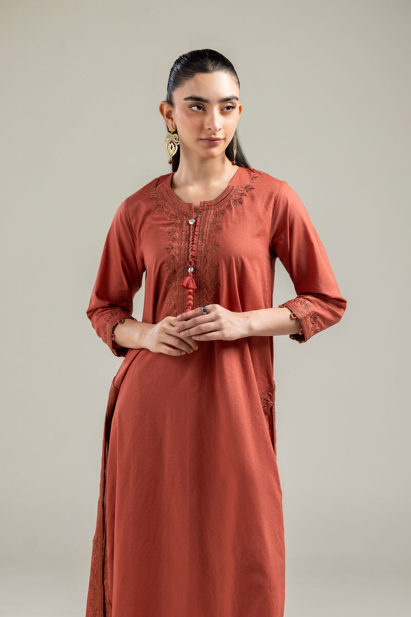 Solid Longline Kurta