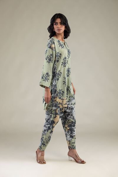 Embroidered Cambric Floral Cambric Shalwar