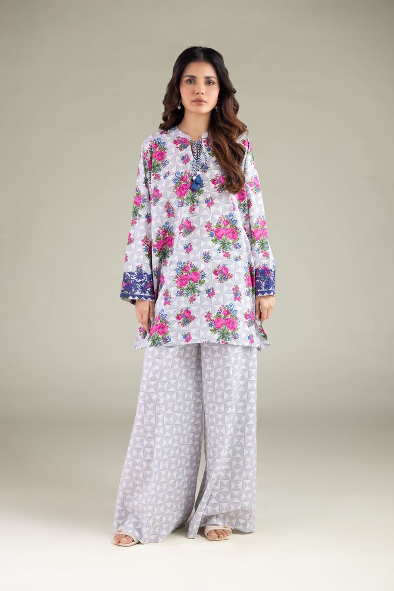 Geometric Tassel Kurta