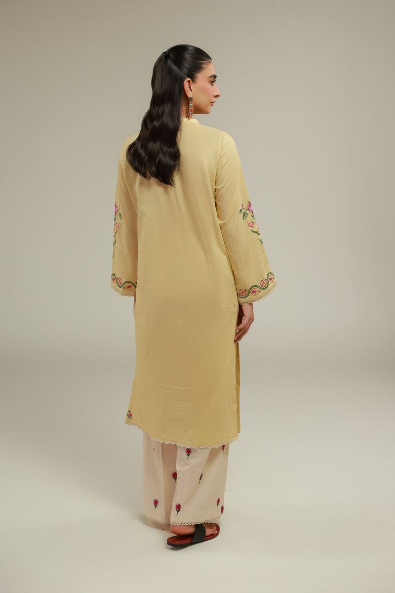 Floral Cambric Kurta
