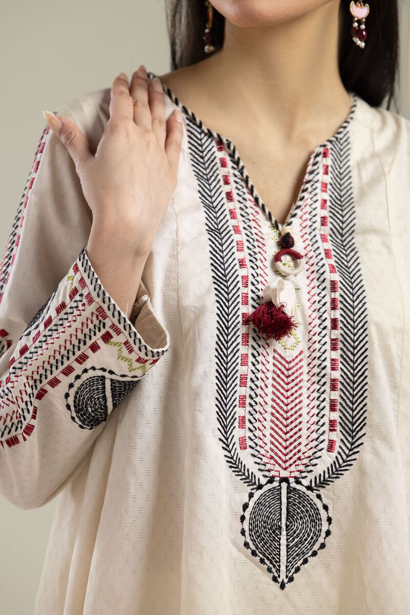 Short White Kurta
