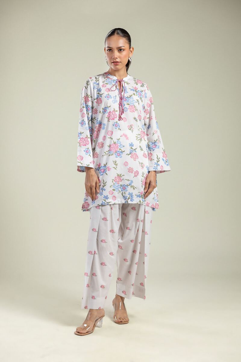 Floral Cambric Shalwar view 2