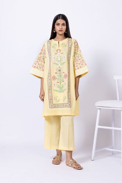 Embroidered | Crosshatch Poplin | Kurta | PKR 2,500