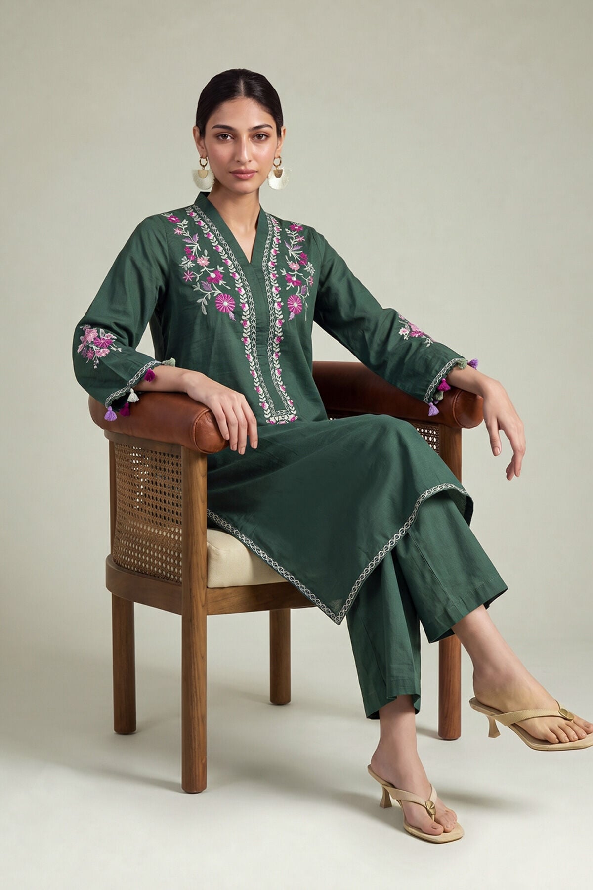Khaadi - Long Green Kurta