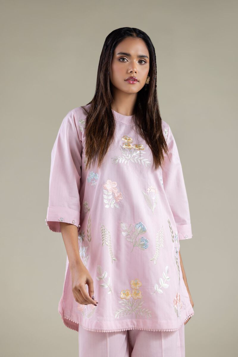Floral Threadwork Kurta