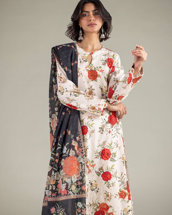 Floral Tailored Set