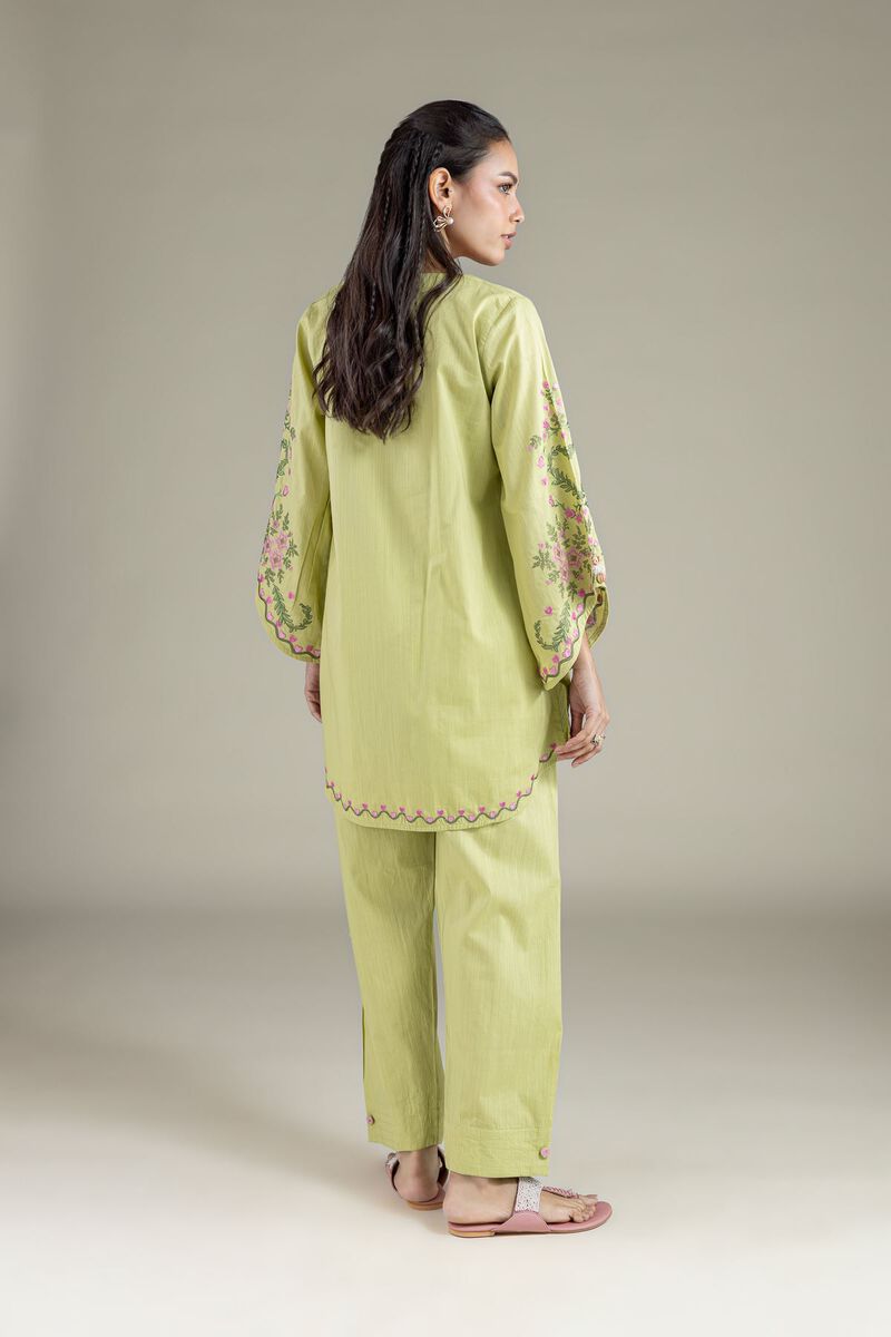 Scalloped Floral Kurta