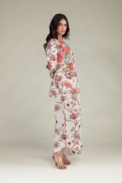 Printed Cambric Floral Cambric Trousers