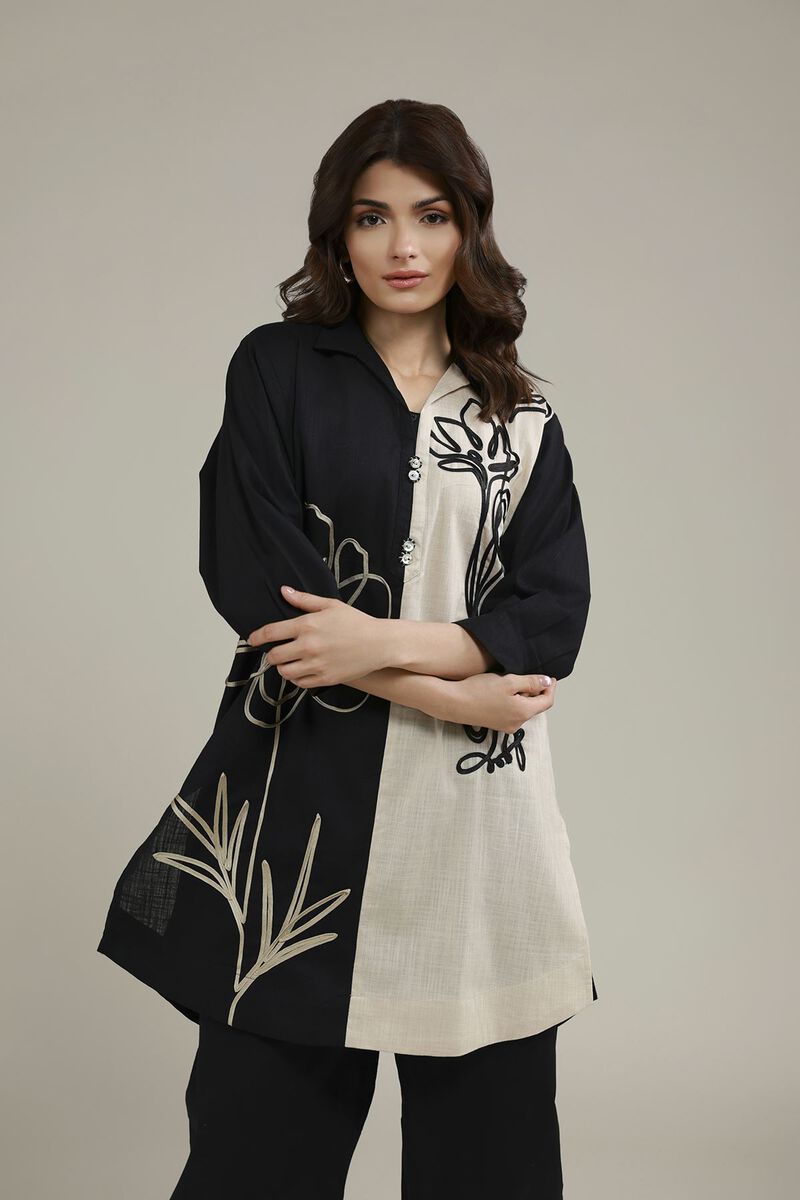 Floral Threadwork Kurta