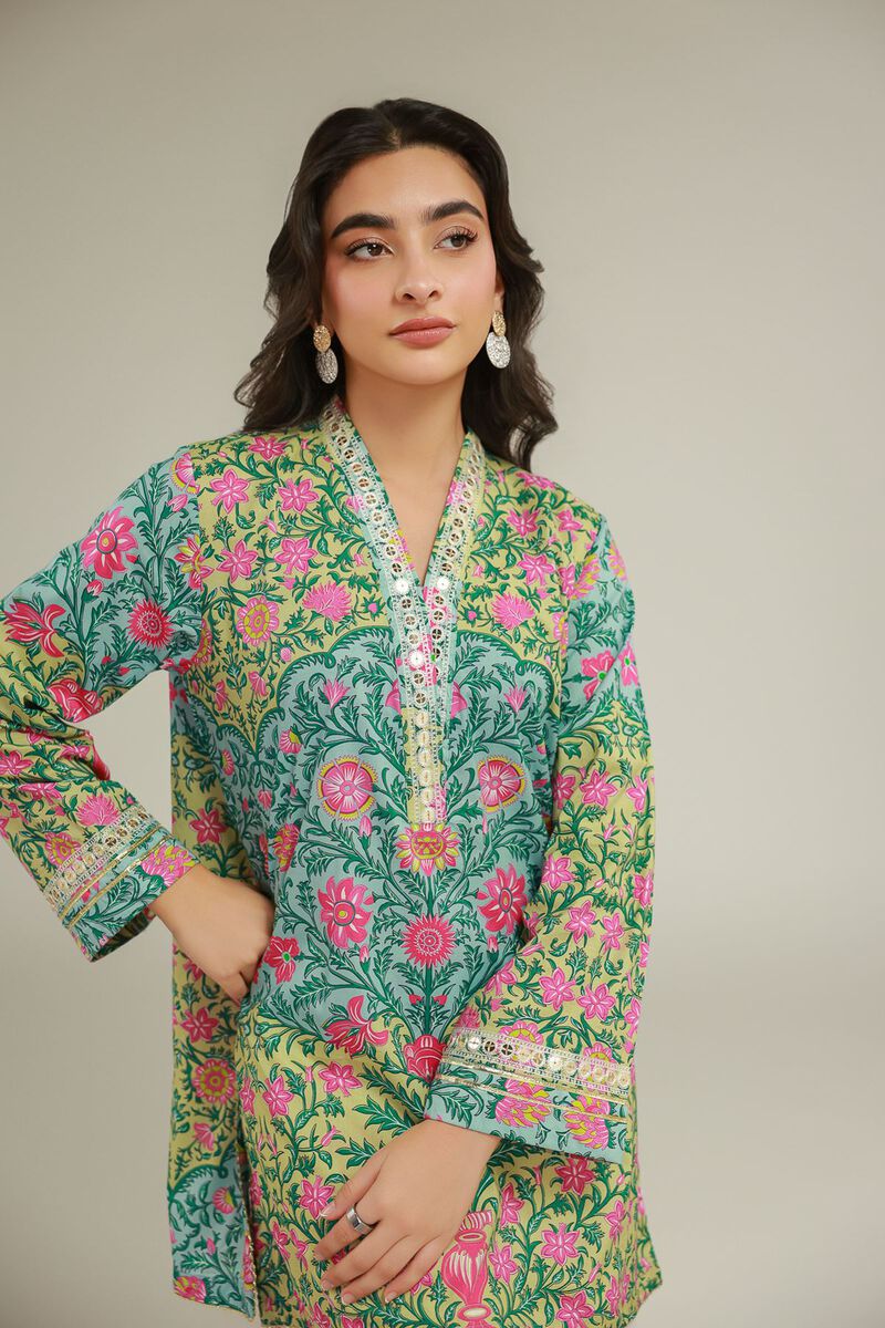 Floral Mirror Kurta